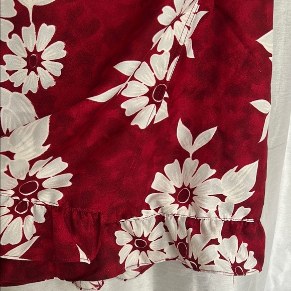 Vintage Hawaiian Floral Wrap Skirt - Picture 3 of 6